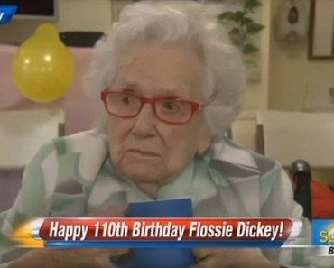 Flossie, Age 110, is Everyone’s New Hero
