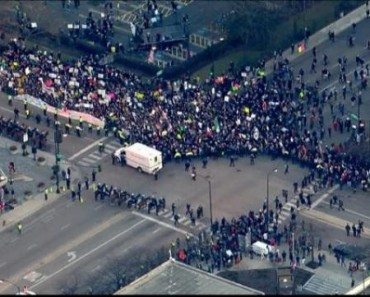 Massive Protest Leads Trump To Cancel Rally