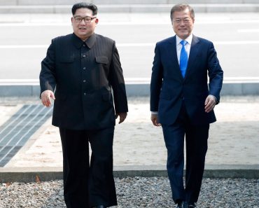 Kim Jong Un Walks Across Korea’s Demilitarized Zone
